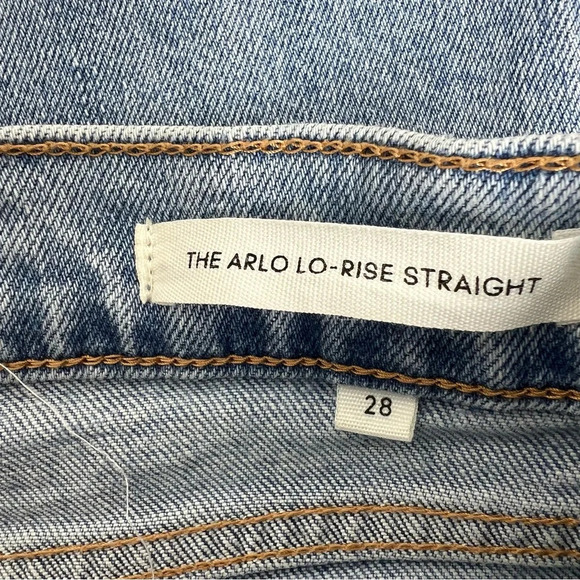 Aritzia Denim Forum The Arlo Lo-Rise Straight Jean Size 28 B36 - Picture 6 of 7